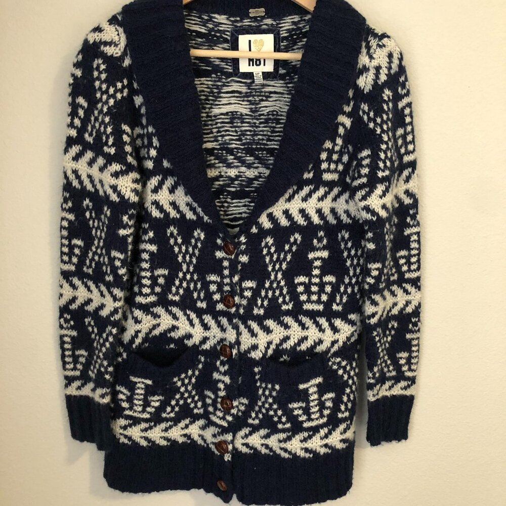 I Love H81 Cozy Long Cardigan with Shawl Collar